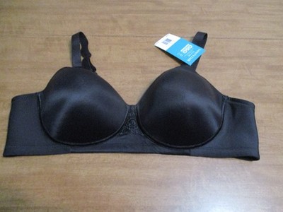 VANITY FAIR BEAUTY BACK STYLE 71380 MID BLACK SIZE 44B