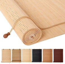 Bamboo Blinds, Easy to Install Bamboo Shades for Indoor Windows, Custom Sizes