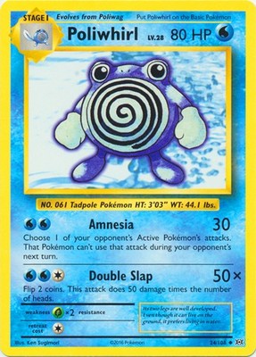 Poliwhirl - 24/108 - Uncommon - Lightly Played