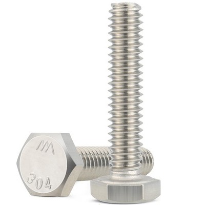 Hex Head Screws Bolts Stainless Steel Fully Threaded External Mounting Bump