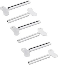 6 Pcs Stainless Steel Tube Roller Toothpaste Tube Squeezer Roll-up Key Dispenser