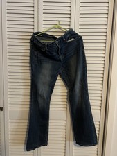 Express Jeans Size 10 Mid-Rise Boot Cut Dark Wash Quality Denim
