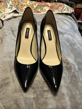 Nine West WN FRESH3 WOMENS 9M Black Patent 4.25” Heels