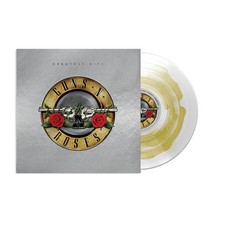 Guns N' Roses: Greatest Hits Limited Clear  Metallic Gold Viny Stamped 1000