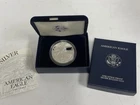 2001-W Proof $1 American Silver Eagle Box, OGP & COA
