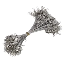 100pcs Carbon Steel Wire Leader for Swivels