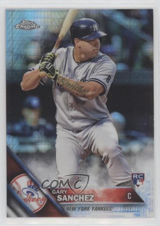 2016 Topps Chrome Prism Refractor Gary Sanchez #143 11ff