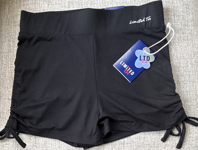 Limited Too LTD 2.0 Athletic Shorts Black Drawstring  Size XS