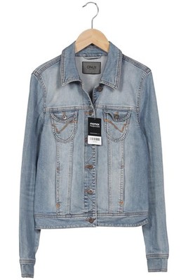 ONLY Jacke Damen Anorak Jacket Kurzmantel Gr. EU 36 Baumwolle Hellblau #n2g18pw