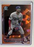2022 Bowman Chrome Sapphire Edition Luis Rodriguez Orange Refractor 9/50 Dodgers