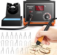 Digital Wood Burning Pen Pyrography Kit with Adjustable Temperature & 20 Tips