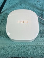 EERO 6 Dual-Band Mesh Wi-Fi 6 Extender Q010001 NO POWER CORD - TESTED WORKING