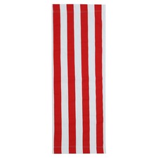 17" x 45" Beach Chair Replacement Fabric Sling Replacement Canvas Red, White