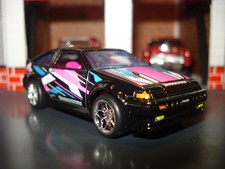RUEDAS Y NEUMÁTICOS PERSONALIZADOS TOYOTA AE-86 COROLLA EDICIÓN PERSONALIZADA 1/64 HW NEGRO