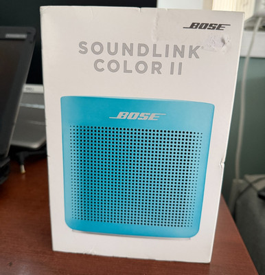 Bose SoundLink Color II Aquatic Blue Bluetooth Speaker NEW Open Box IPX4