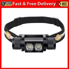 sofirn Headlamp, 1200 Lumen Rechargeable Head Lamp with Bright SST40 LED, Wat...