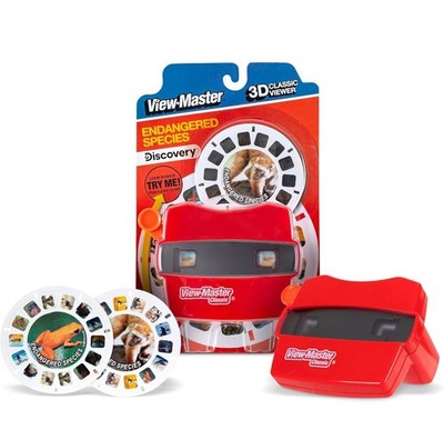 Classic View-Master - Metallic Viewfinder With 2 Reels Included - STEM New