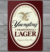 Yuengling Traditional Lager Beer 8 x 12 Novelty Metal Sign Made In USA New!