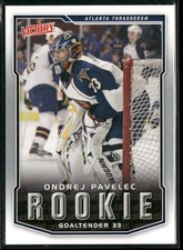 2007-08 Upper Deck Victory Ondrej Pavelec RC #334 Atlanta Thrashers