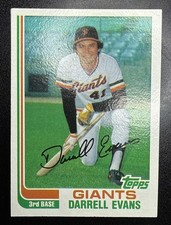 1982 Topps - #17 Darrell Evans MLB Giants Near Mint