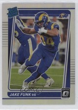 2021 Panini Donruss Optic Rated Rookie Holo Prizm Jake Funk #295 1em1