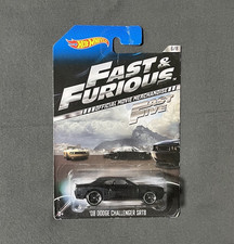 Hot Wheels Fast Furious 08 Dodge Challenger Srt8 Black 164 Diecast Car