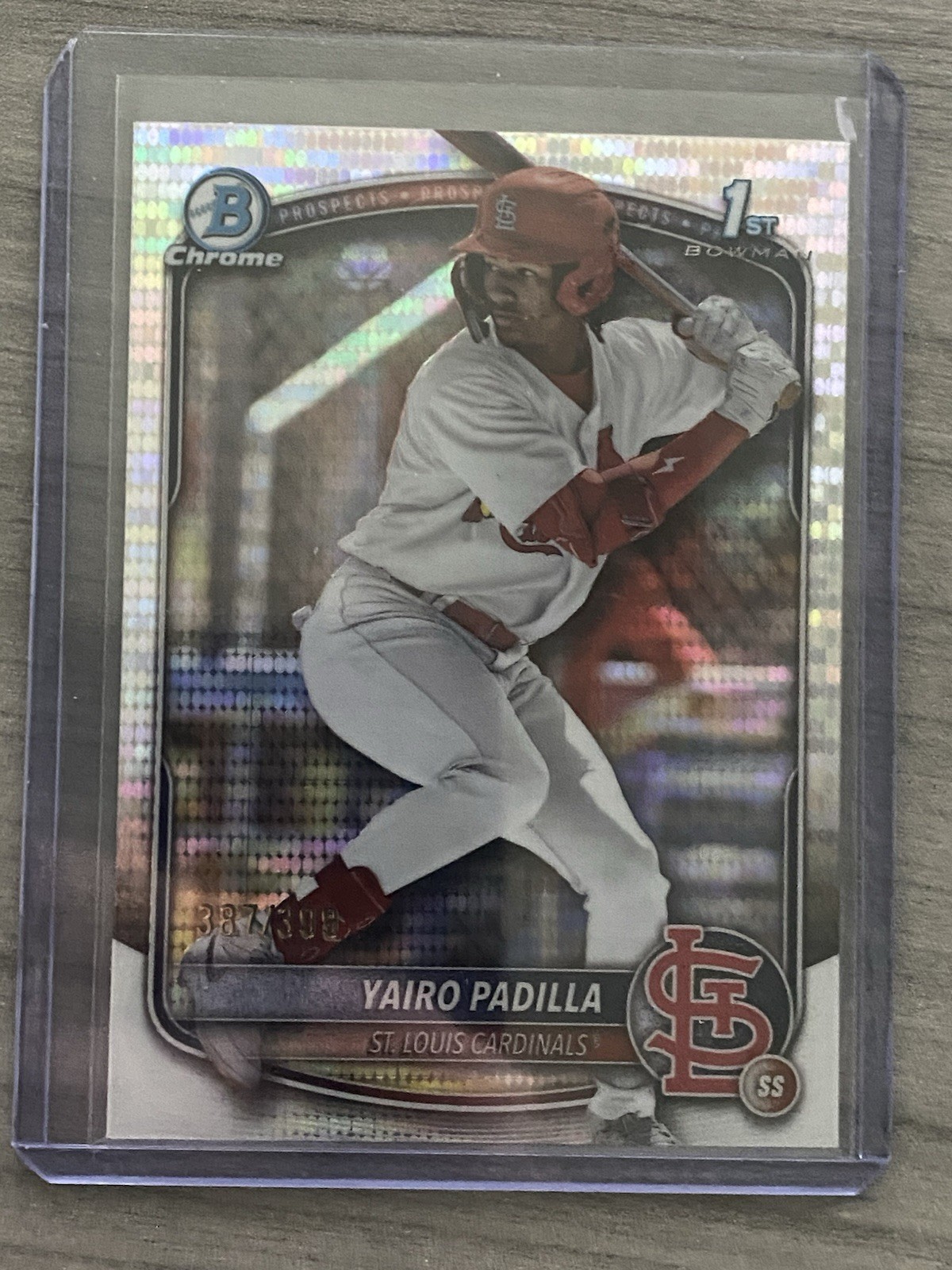 2025 Bowman Chrome - Prospects Yairo Padilla #BCP-236 Pulsar Refractor /399 (RC)