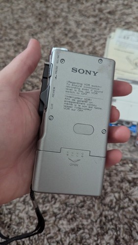 Sony VOR M-530V Portable Personal Microcassette Tape Recorder UNTESTED - Picture 6 of 8