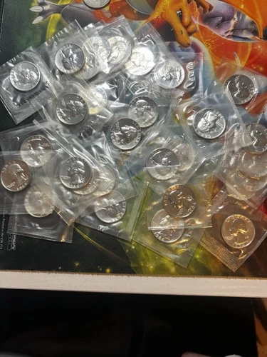 10x - 1964 Washington Quarter 25C & 10x - Dimes PROOF Sealed Mint State