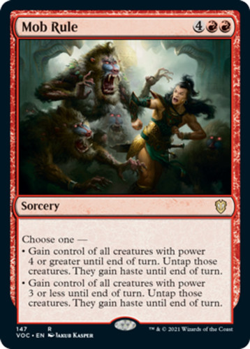 Mob Rule #147 Commander: Innistrad: Crimson Vow Rare