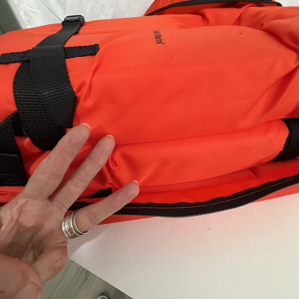 West Marine Adult Universal Life Jackets, set of 3 (Chest-30-52") Orange - Image 3 of 4