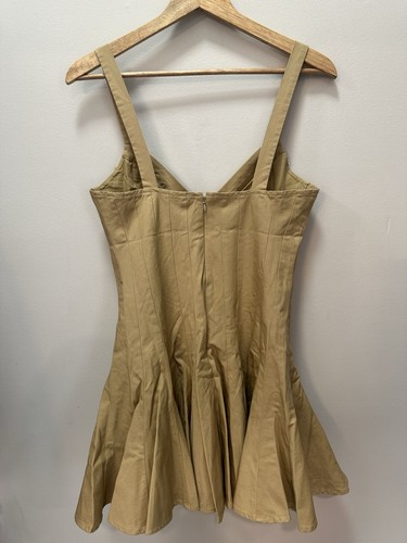 NWT! J.Crew Flared mini Women’s dress in stretch chino. Size 8 $228 - Picture 9 of 11