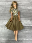 TnT Barbie Ash Blonde Doll 1966 Twist N Turn With Vintage Dress