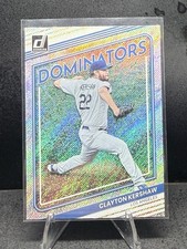 Panini Donruss 2022 Dominators Clayton Kershaw #D-1 Rapture Los Angeles Baseball