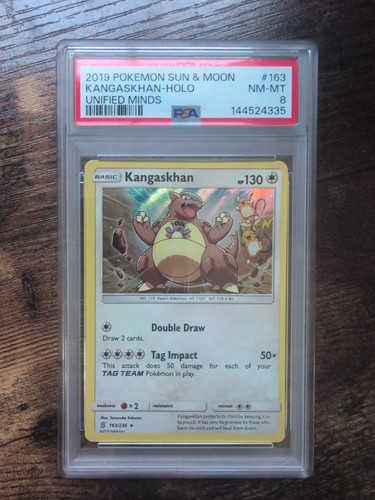 Kangaskhan graded PSA 8 for sale on eBay
