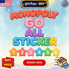 Monopoly Stickers Go 1-6 Stars  ALL Sticker Available  CHEAPEST PRICE  24/7