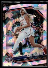 Kiki Iriafen 2025 Panini Prizm WNBA Ice Prizm Card #72