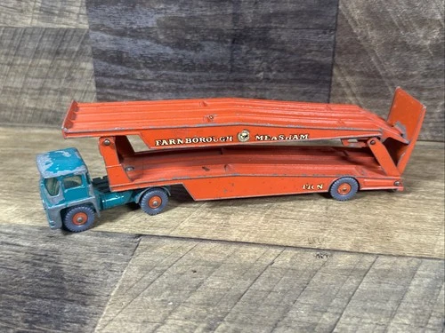 Vintage 64’ Matchbox Lesney Car Transporter - Tractor/trailer- Car Hauler