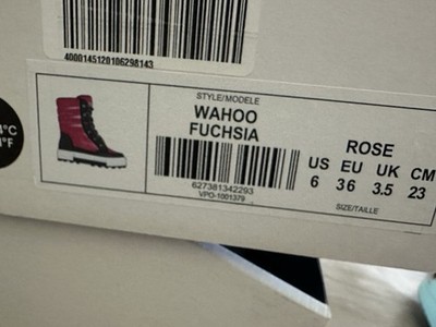 Cougar Wahoo Waterproof Women s Ankle Snow Boots Fuchsia/Black US 6 EU 36