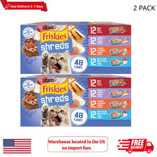 Purina Friskies Seafood  Chicken Pate Variety Pack Wet Cat Food, 5.5oz, 96 cans