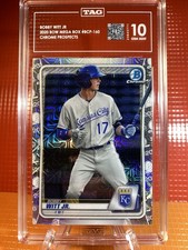 Bobby Witt Jr./RC/Graded Gem Mint 10 By TAG Z4645771 #BCP160 Chrome Mega Box