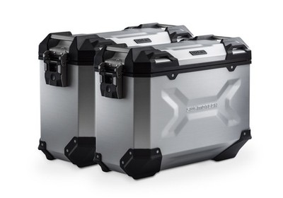 SW-Motech TRAX ADV Alukoffer-System Silbern 37/37l  passt für BMW R 1300 GS(23-)