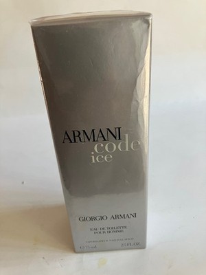 ARMANI CODE ICE 2.5oz EDT Spray by Giorgio Armani for Men, 100% AUTHENTIC,SEALED