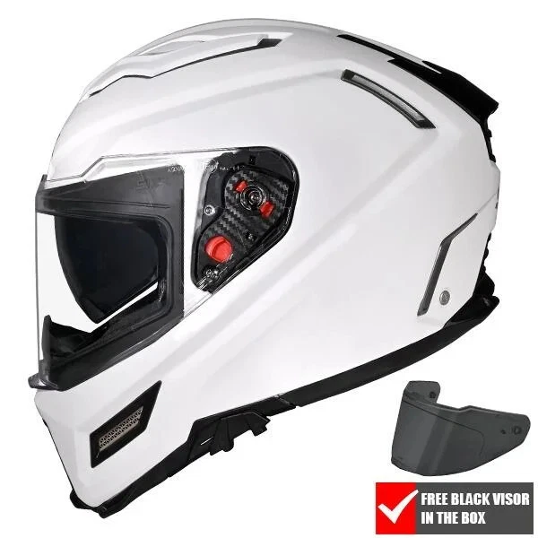 Agnar Unicolour GL100 White Free Dark Visor, photo 1 of 14