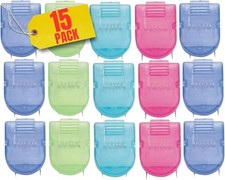 Cubicle Clips, Assorted Colors Cubicle Clips for Fabric Walls, 15 Pack