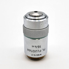 Leitz Microscope Objective PL Fluotar 16x  160/0.17  519874