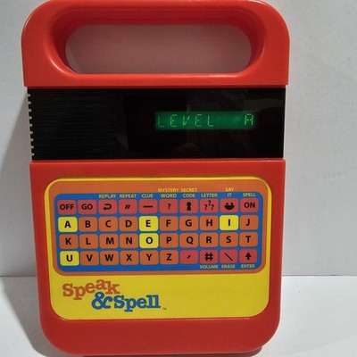 Texas Instruments- Speak & Spell Educational Toy- Tested & Works- #09624