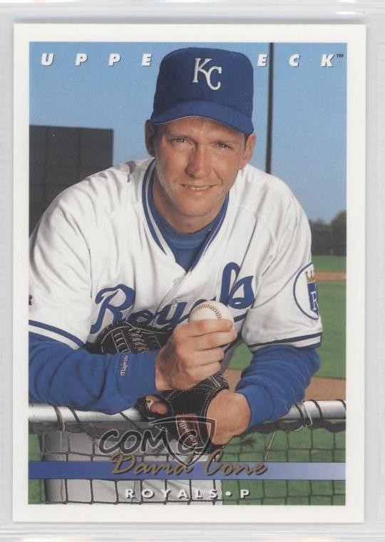 1993 Upper Deck Gold Hologram David Cone #534 0f4
