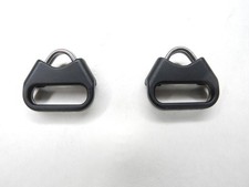 Generic Silver Metal Camera Neck Strap Lugs Pair For Strap w/ Ends Up To 7/16"
