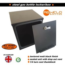 CAMPERVAN GAS BOTTLE BOX SAFETY LOCKER FOR CAMPINGAZ 904  BOTTLES VW T4 T5 T6